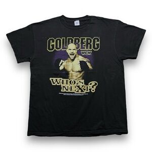 Vintage 1998 WCW Goldberg Wrestling Who's Next Tee T-Shirt Mens Sz XL Anvil Tag
